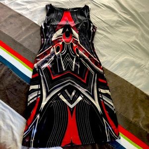 Sleeveless lined Italian designed dress